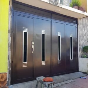 Portones corredizos de aluminio en Querétaro